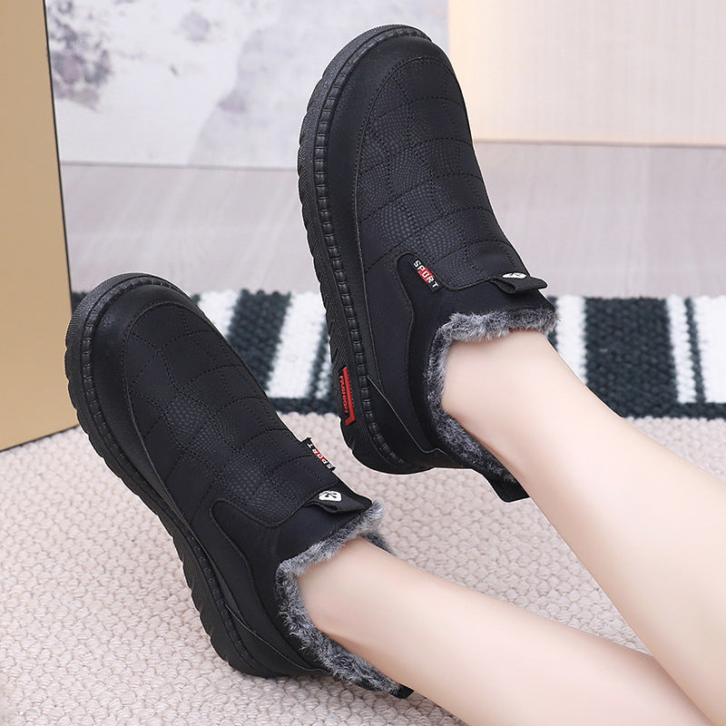 Women's Fashion Casual Non-slip Flat Cotton Boots