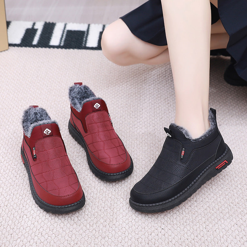 Women's Fashion Casual Non-slip Flat Cotton Boots