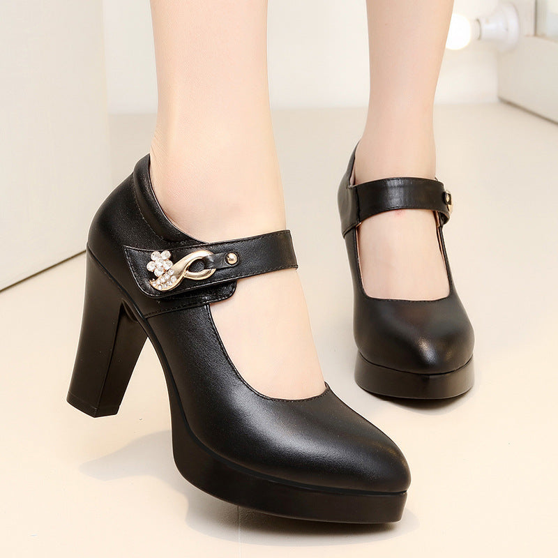 Women's Faux Leather High Heels