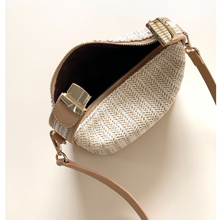 Summer Hand-held Straw Woven Bag