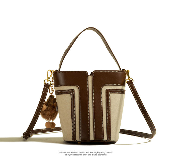 Bucket Bag Advanced Texture Women's Hand Bag