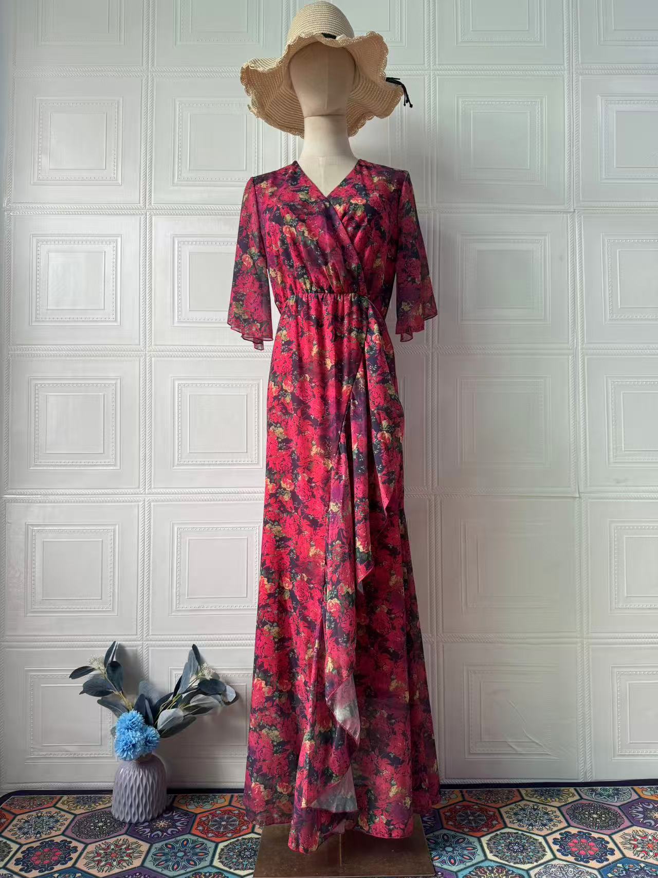 Sexy Elegant Graceful Short Sleeve Sweet Dress