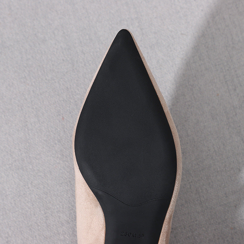 Black High Heels Women's Stiletto Work Shoes