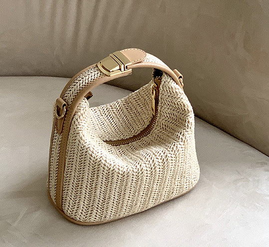 Summer Hand-held Straw Woven Bag