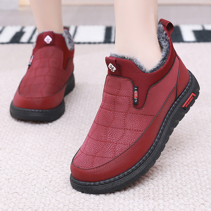 Women's Fashion Casual Non-slip Flat Cotton Boots