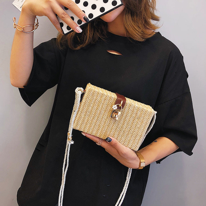 Woven Crossbody Hand Bag