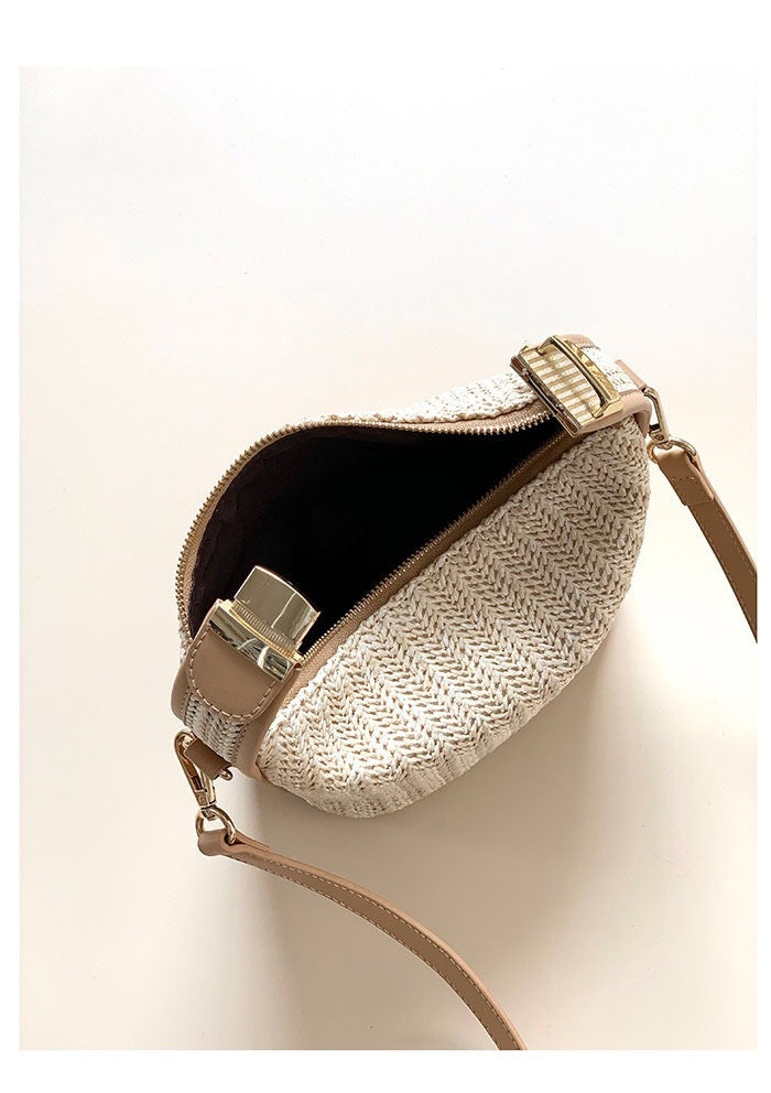 Summer Hand-held Straw Woven Bag