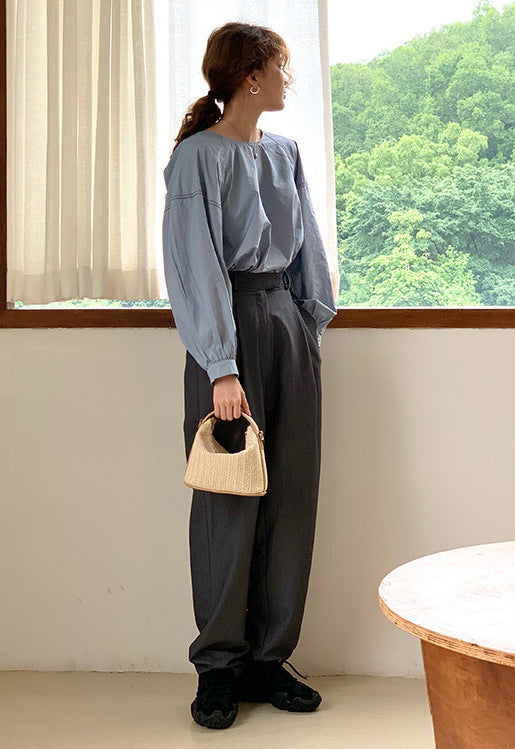 Summer Hand-held Straw Woven Bag