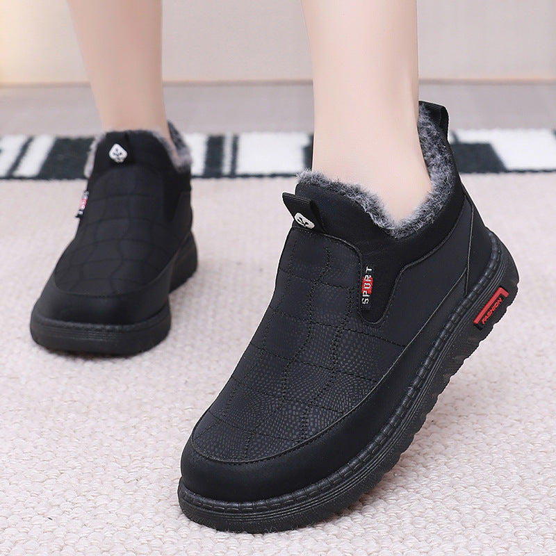 Women's Fashion Casual Non-slip Flat Cotton Boots