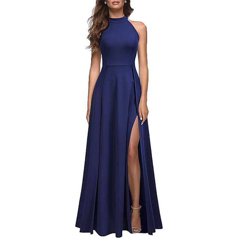 Women's Halter Evening Dress Summer Fashion
