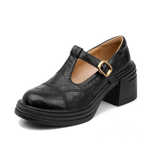 Vintage Mary Jane Hidden Heel Women's Shoes