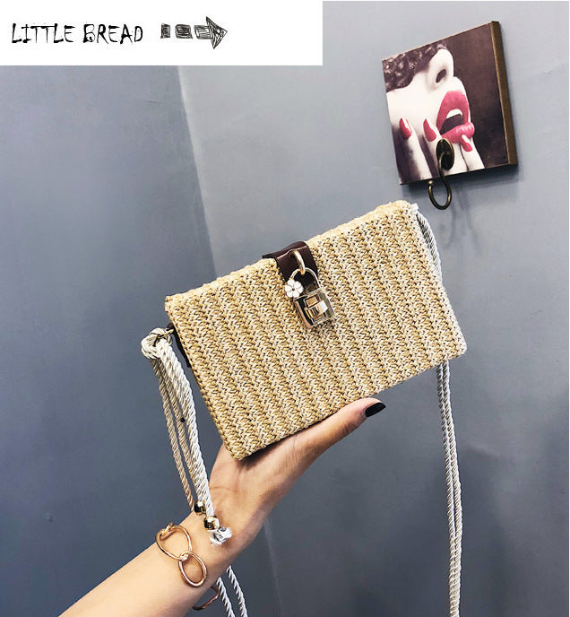 Woven Crossbody Hand Bag