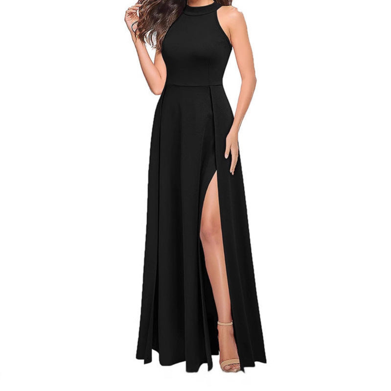 Women's Halter Evening Dress Summer Fashion