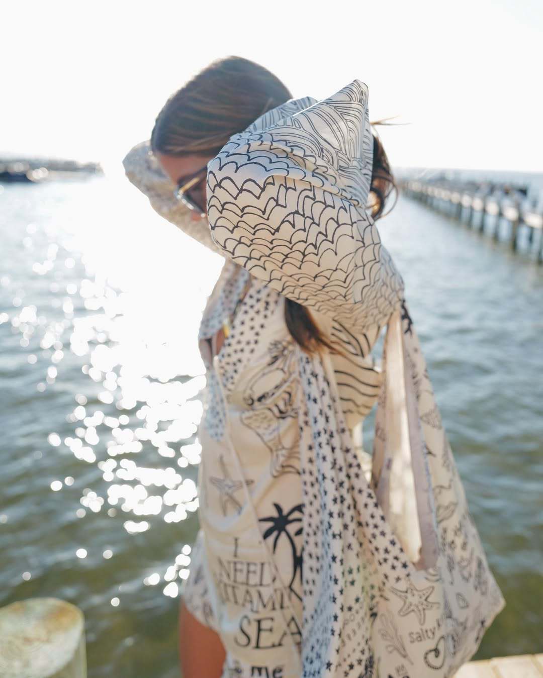 RoyalHoliday | Printed Shirt & Elastic Waist Shorts