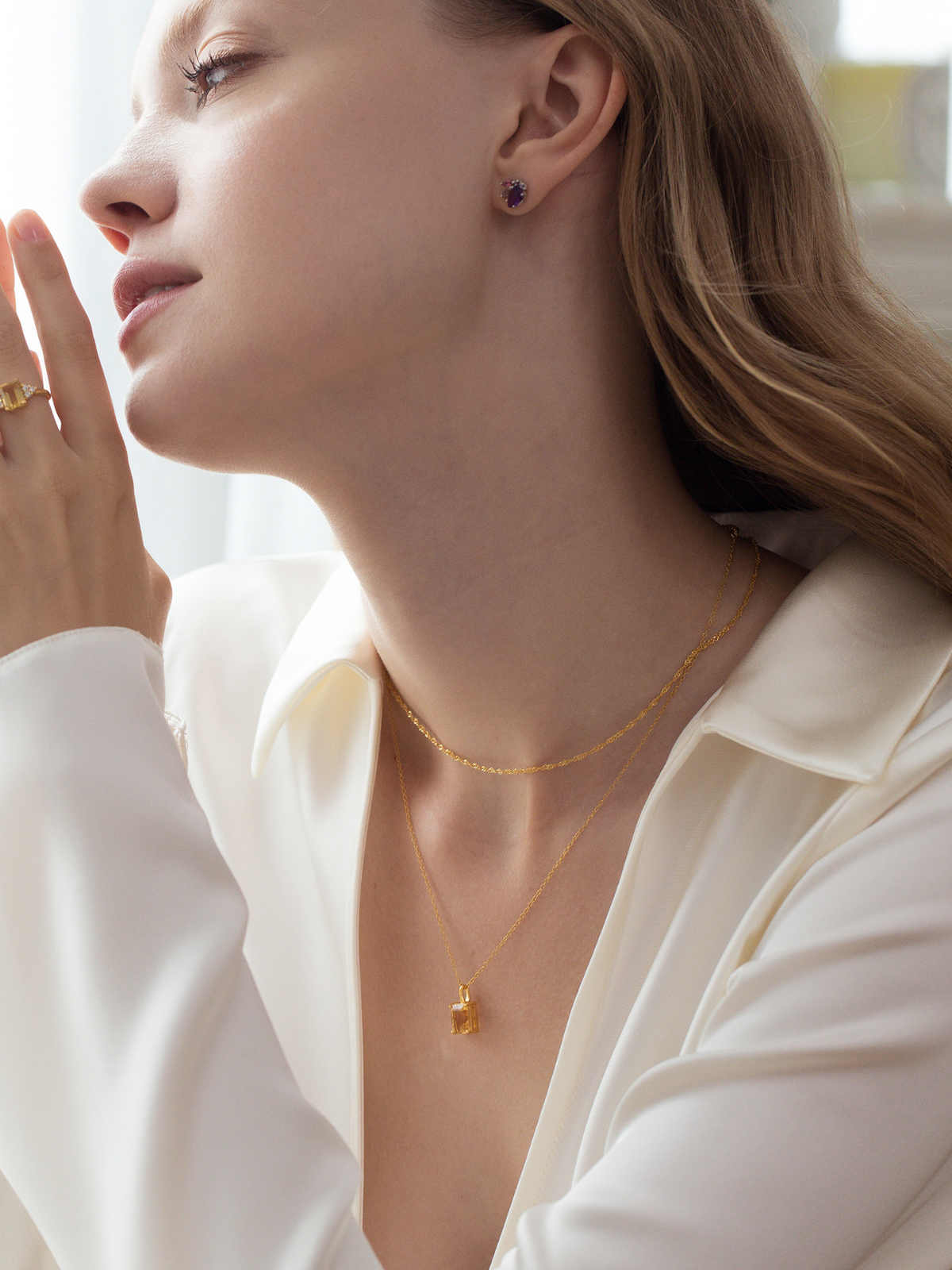 Twisted Chain Necklace in 18k Gold Vermeil