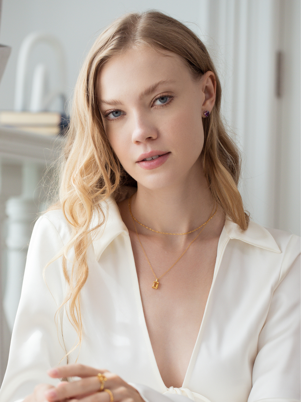 Twisted Chain Necklace in 18k Gold Vermeil