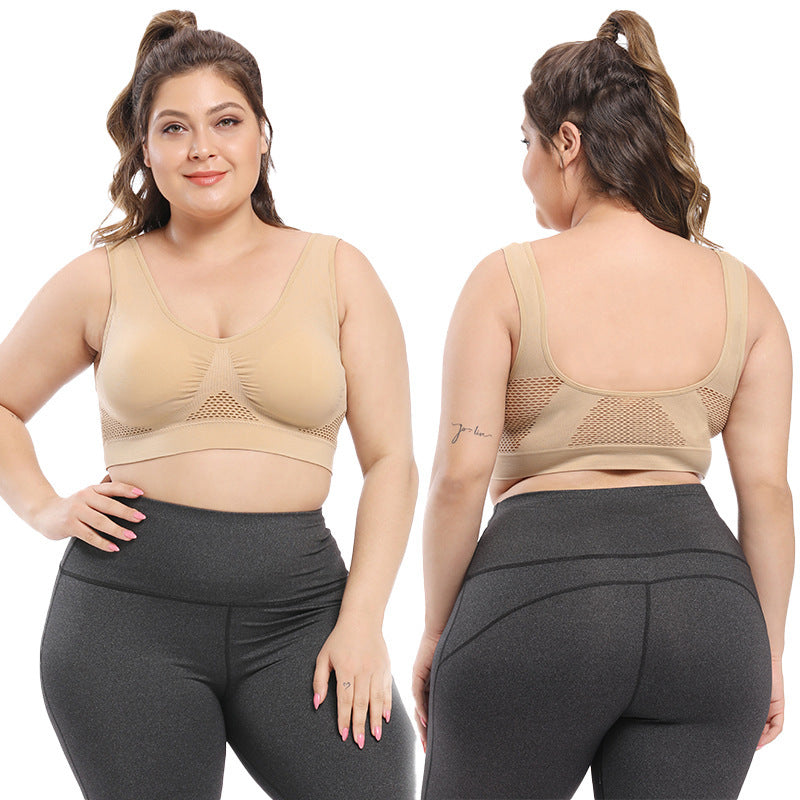 Large Size Sports Underwear Women Shockproof Without Steel Ring