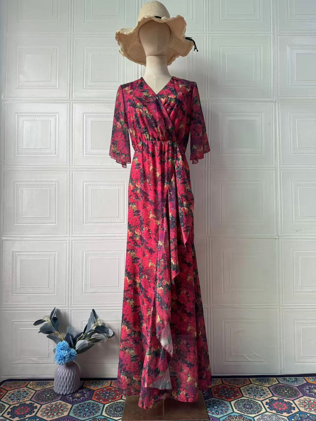 Sexy Elegant Graceful Short Sleeve Sweet Dress