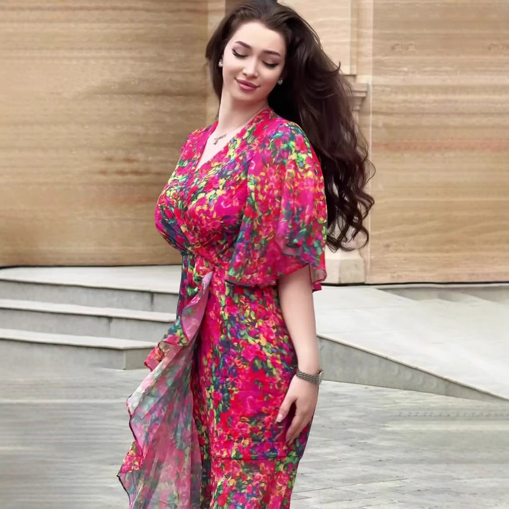 Sexy Elegant Graceful Short Sleeve Sweet Dress