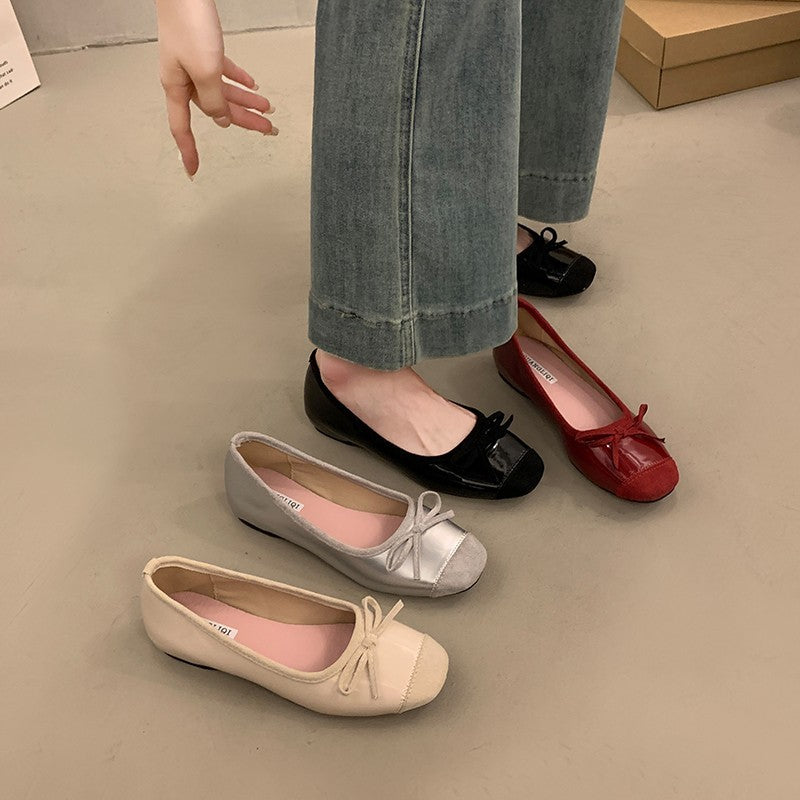 Spring And Autumn Retro Ballet Gentle Wanwan Style Shoes
