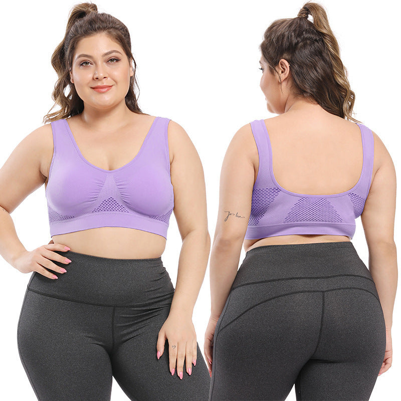 Large Size Sports Underwear Women Shockproof Without Steel Ring
