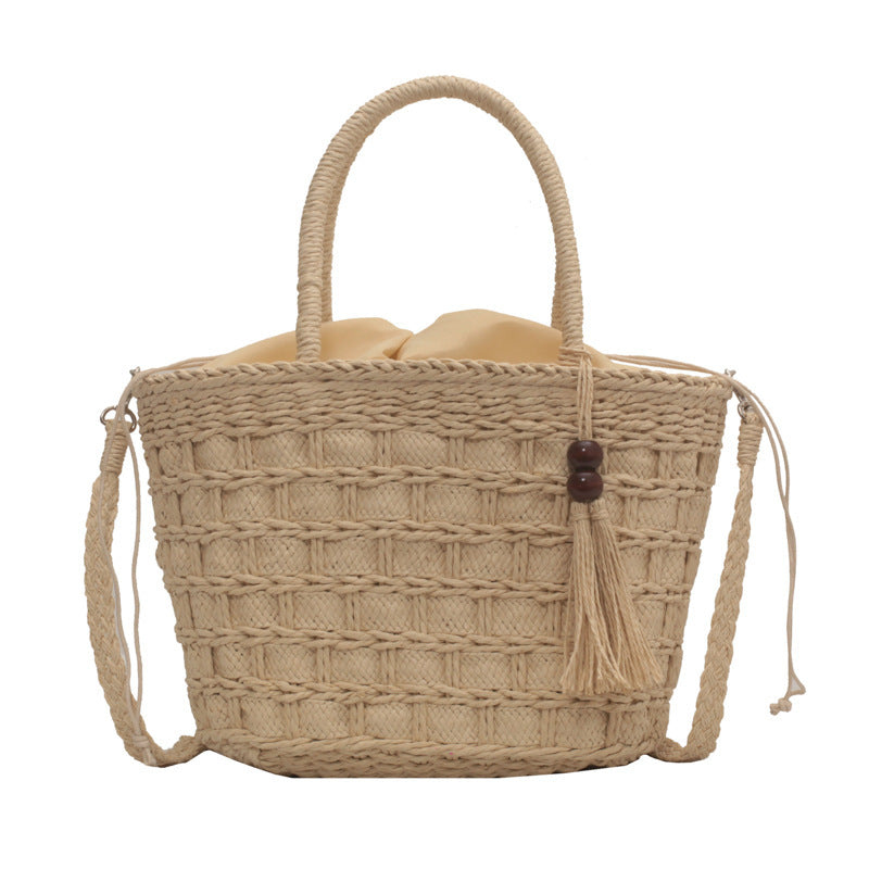 Ladies' New Tassel Hand-held Diagonal Dual-use Bag