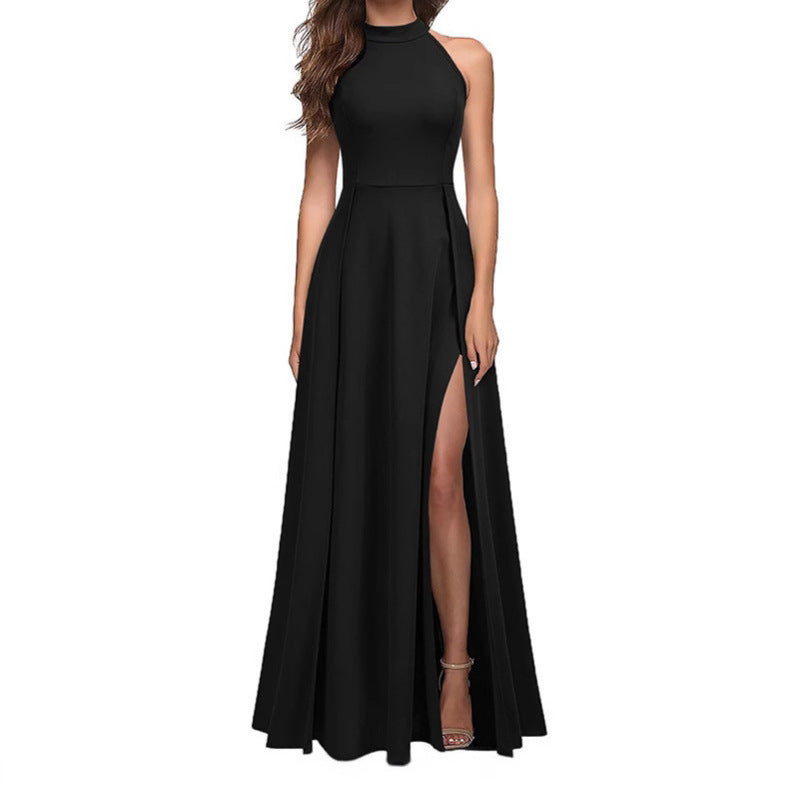 Women's Halter Evening Dress Summer Fashion