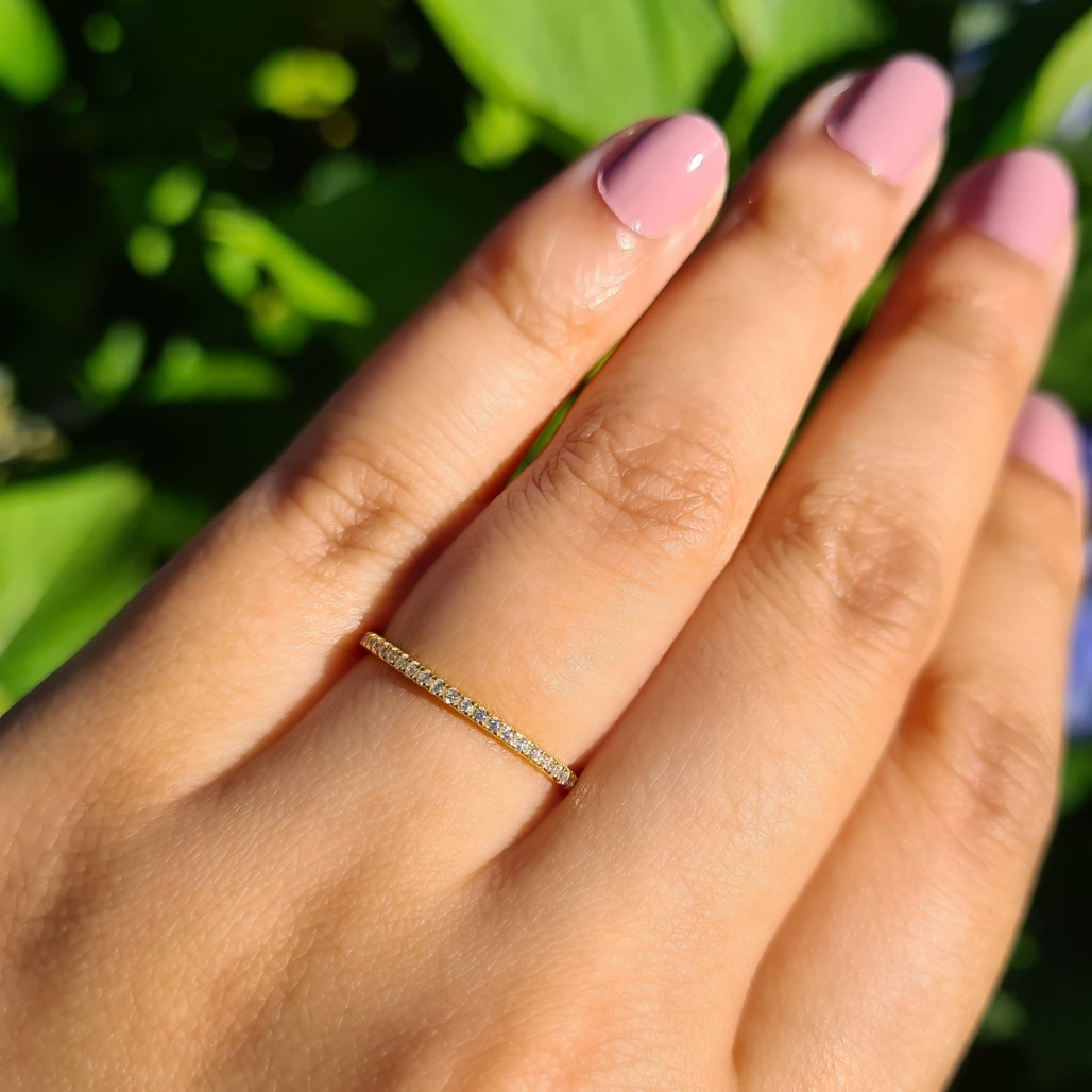 Alliance fine (1,2 mm) en or