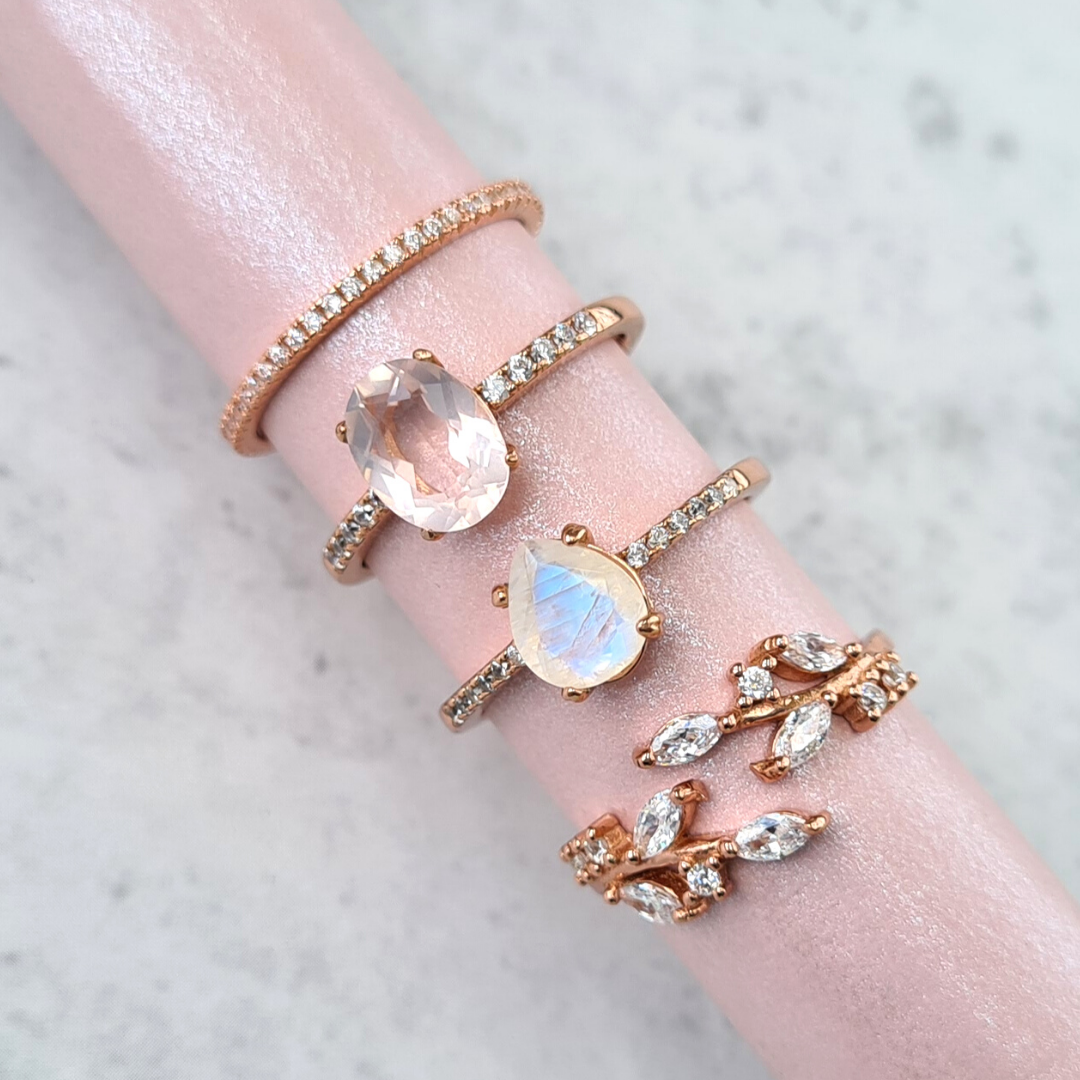 Slim Full Eternity Ring (1.2 mm) in Rose Gold