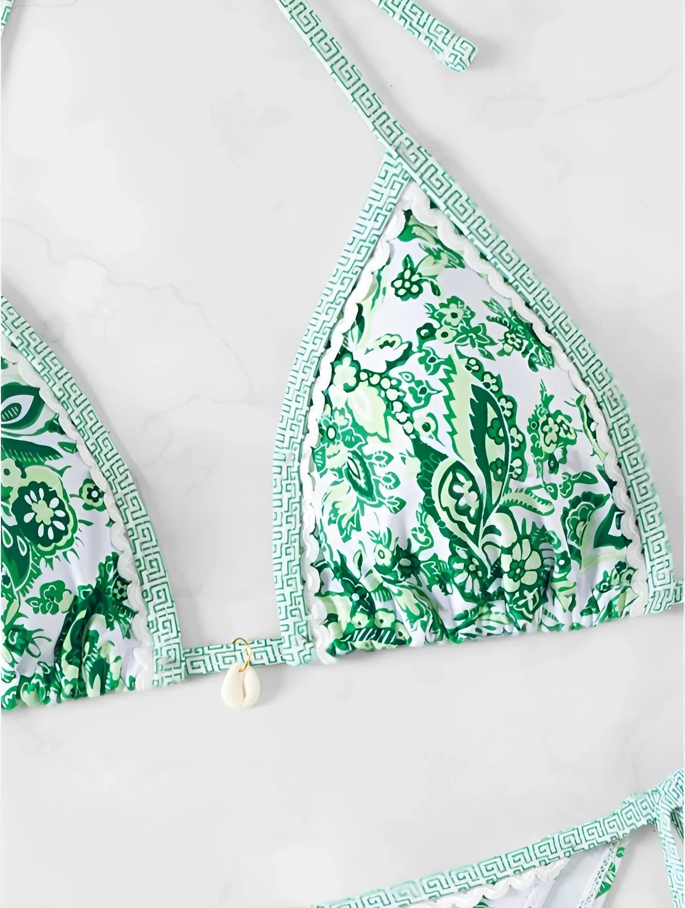 2025 Halter String Triangle Two Piece Bikini Women Swimwear Female Swimsuit Bathers Bathing Swimming Suit Beachwear Summer