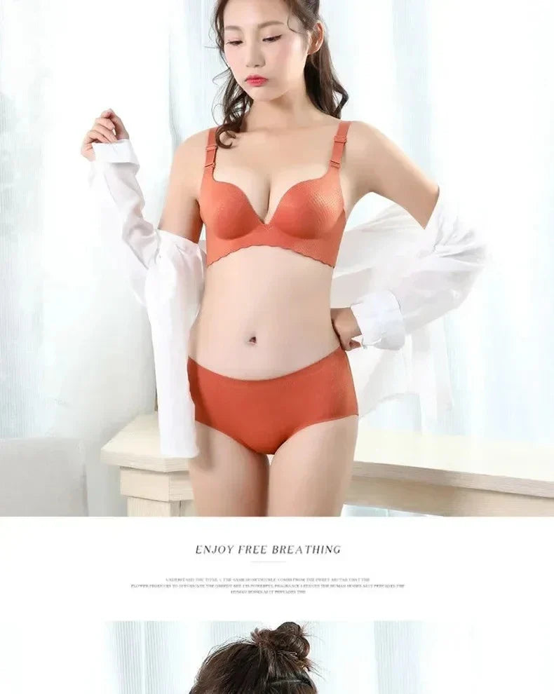 2025 New Extreme Push Up Bra 8cm Pads Small Bust Double Cup Padding Wireless Adjustable Plunge Bra Seamless Lift & Natural Shape