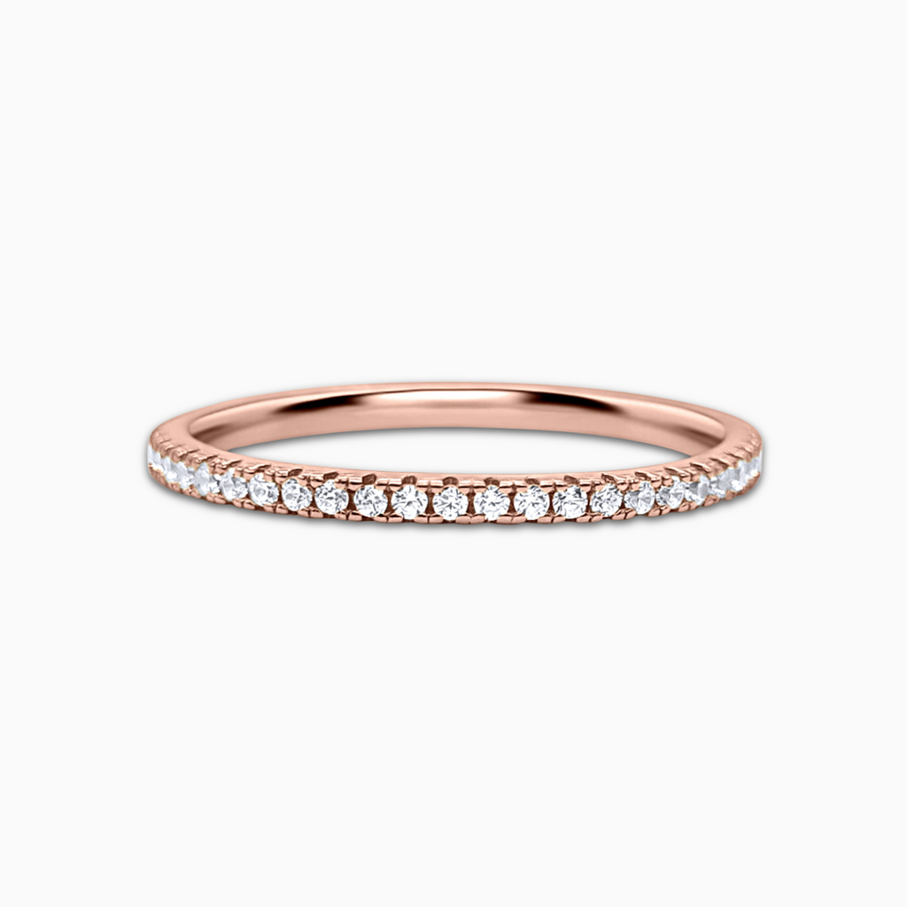 Slim Full Eternity Ring (1.2 mm) in Rose Gold