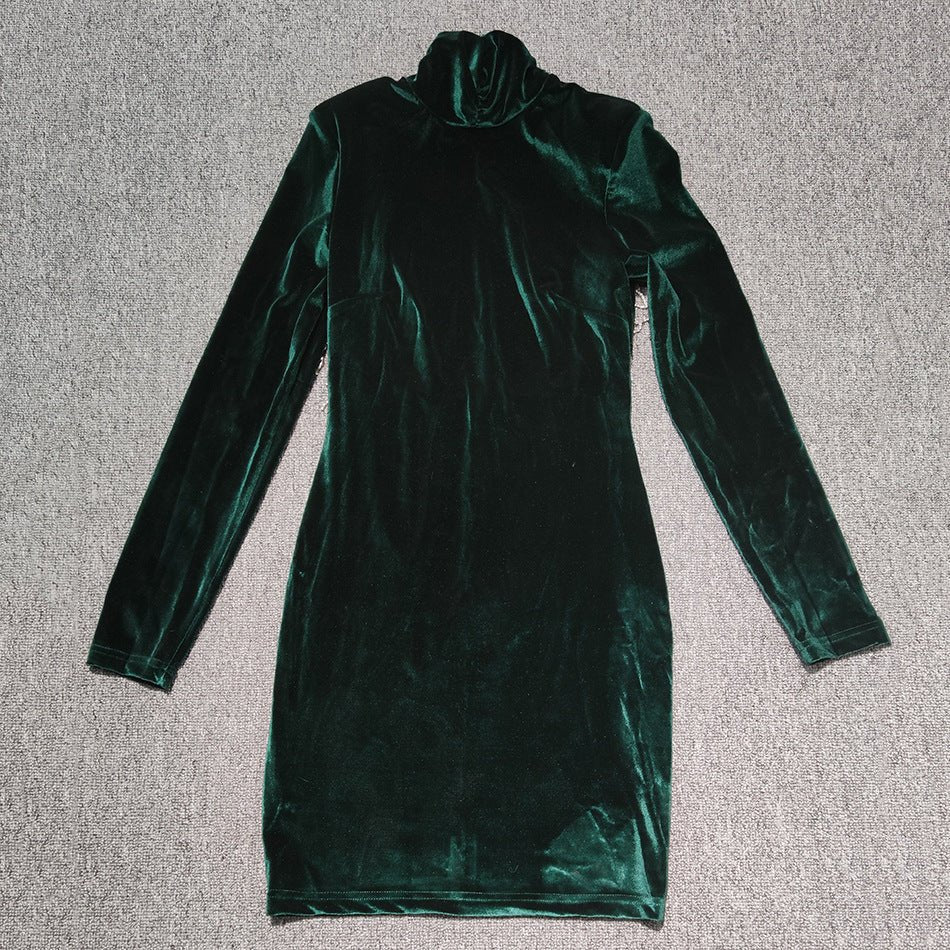 Bandage Dress Sexy Leaky Back Tight Party Dress - BECAMAS FASHION HUB