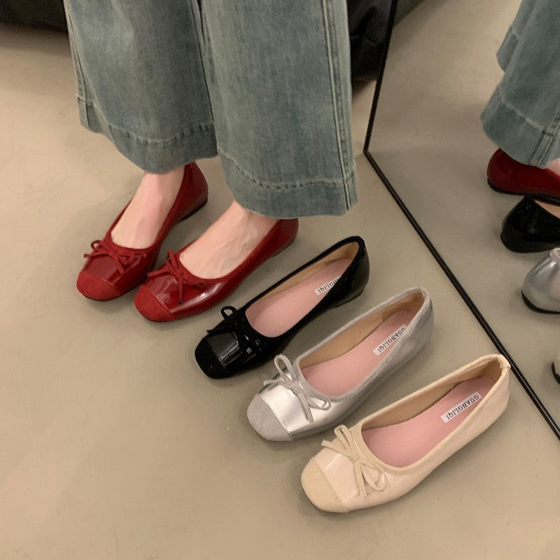 Spring And Autumn Retro Ballet Gentle Wanwan Style Shoes