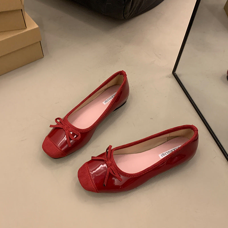 Spring And Autumn Retro Ballet Gentle Wanwan Style Shoes