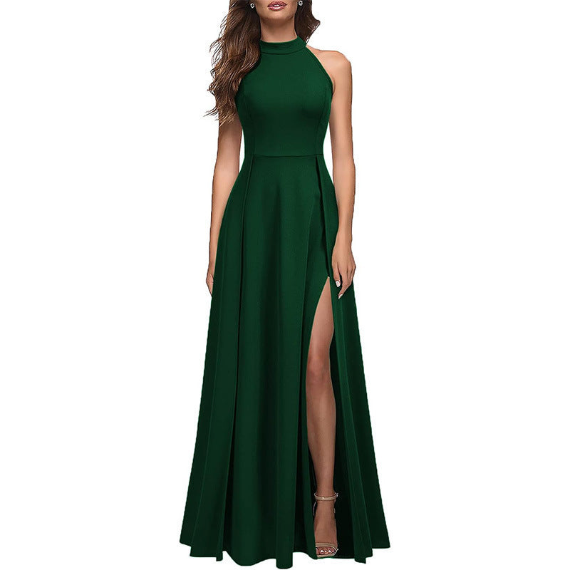 Women's Halter Evening Dress Summer Fashion