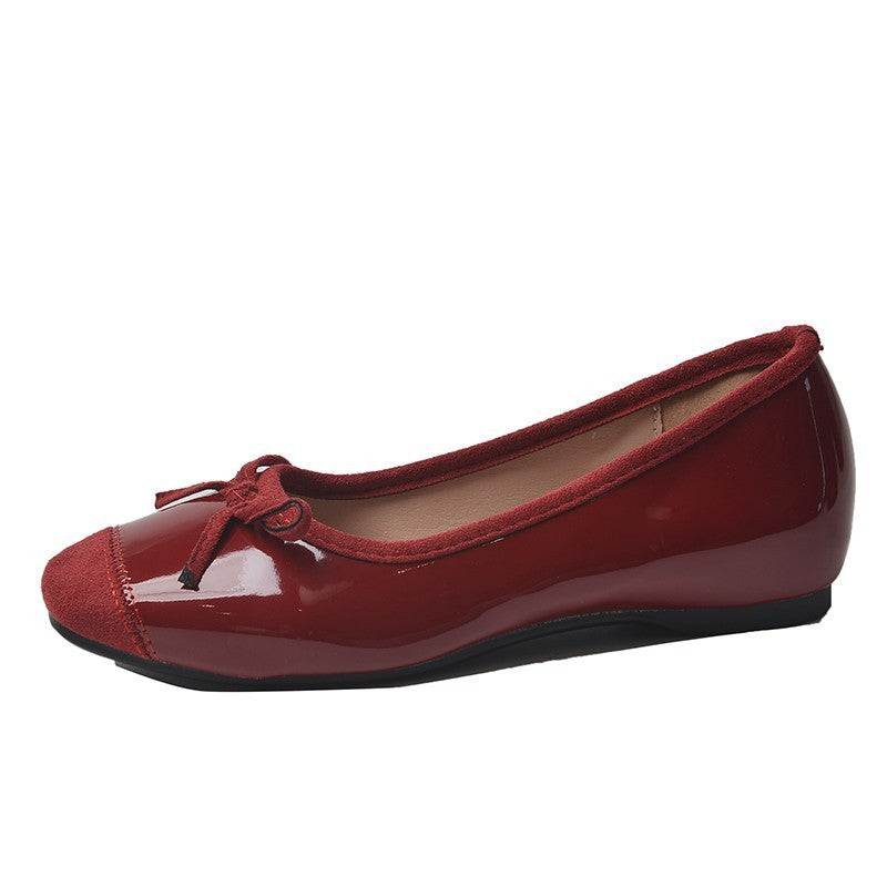 Spring And Autumn Retro Ballet Gentle Wanwan Style Shoes