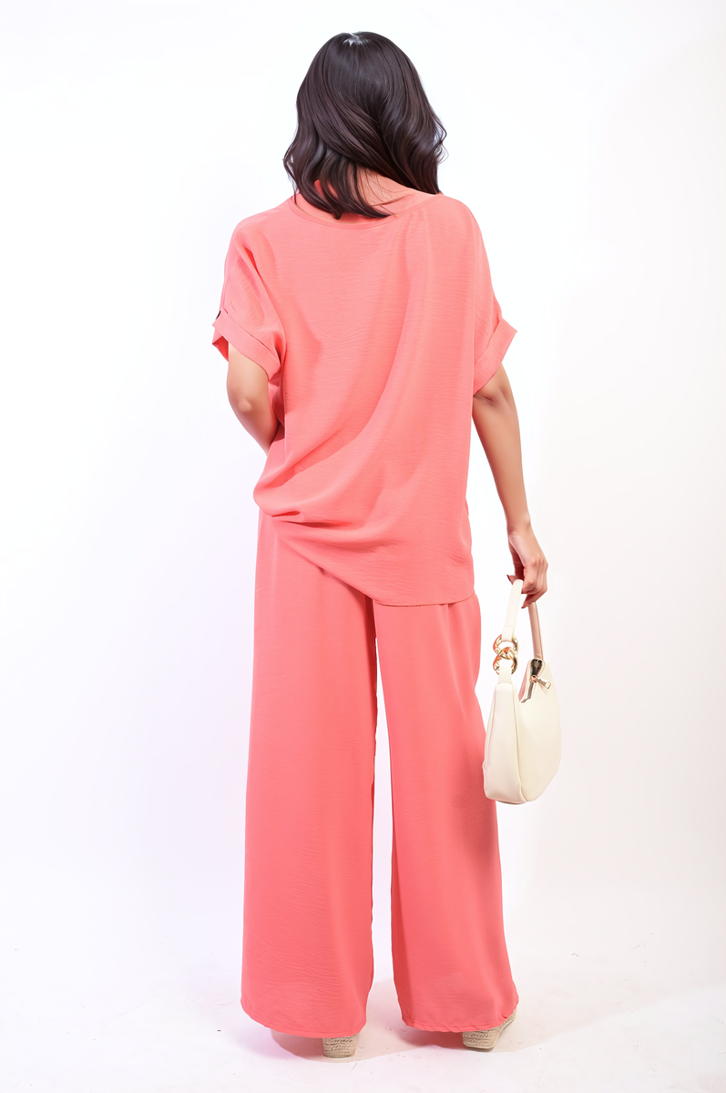 Ruffle Trim Sleeve Top