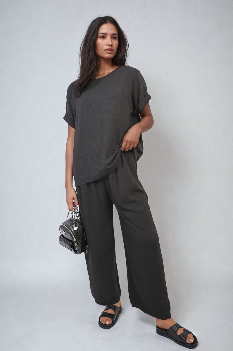 Ruffle Trim Sleeve Top